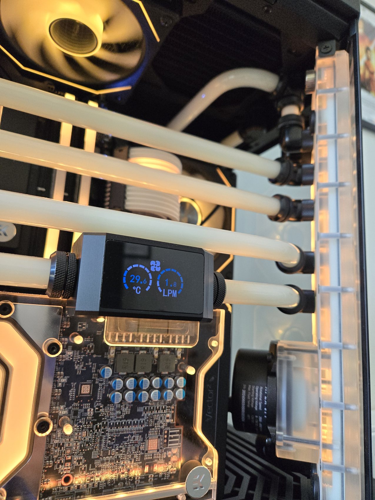 Amber hardline build detail, GPU block