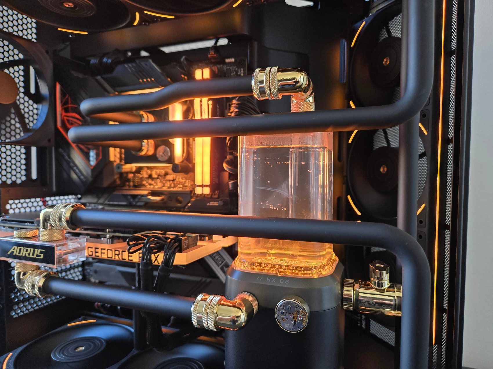 Midas detail, reservoir and tubing