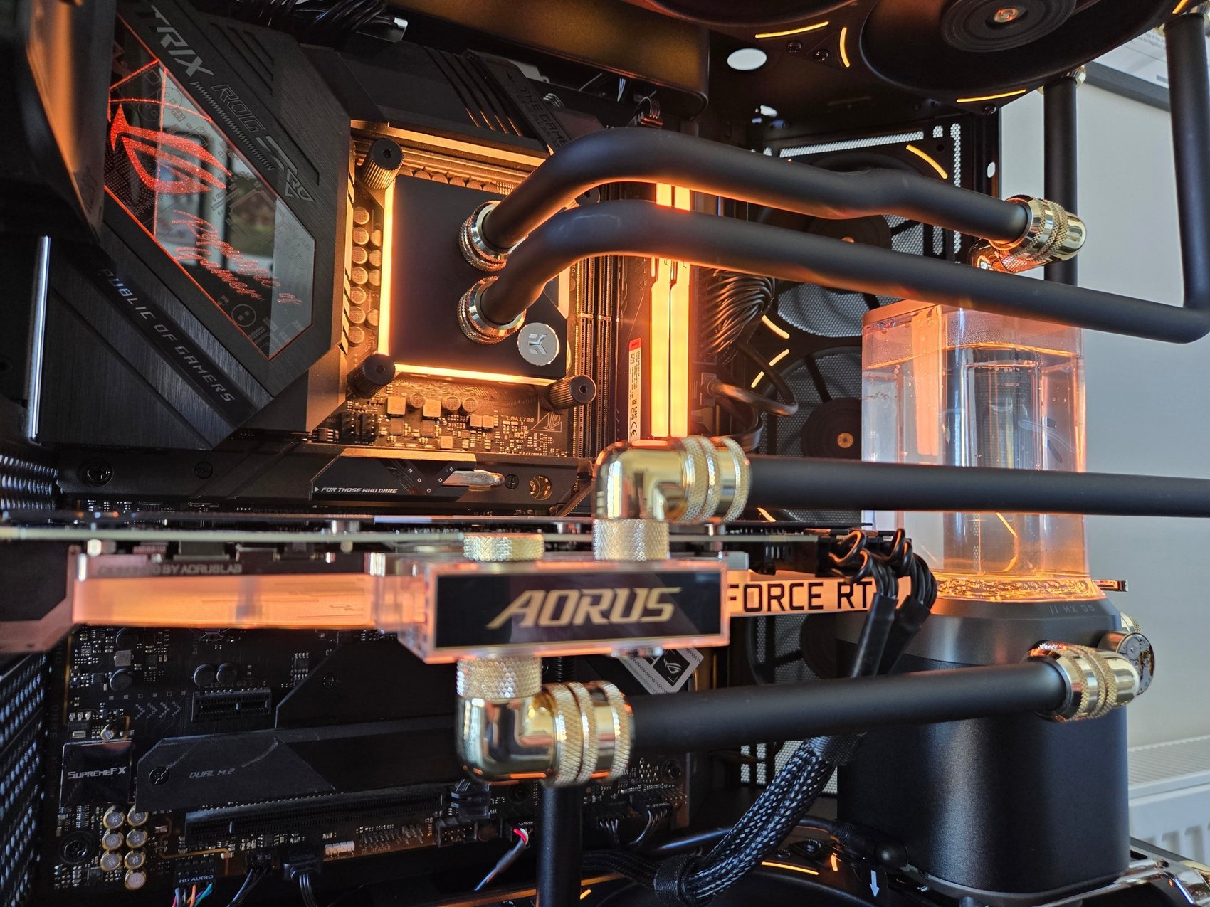 Midas detail, CPU block and RAM