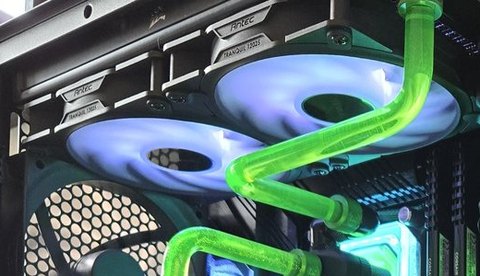 Radiator and fans from a real Water-cooling Design build